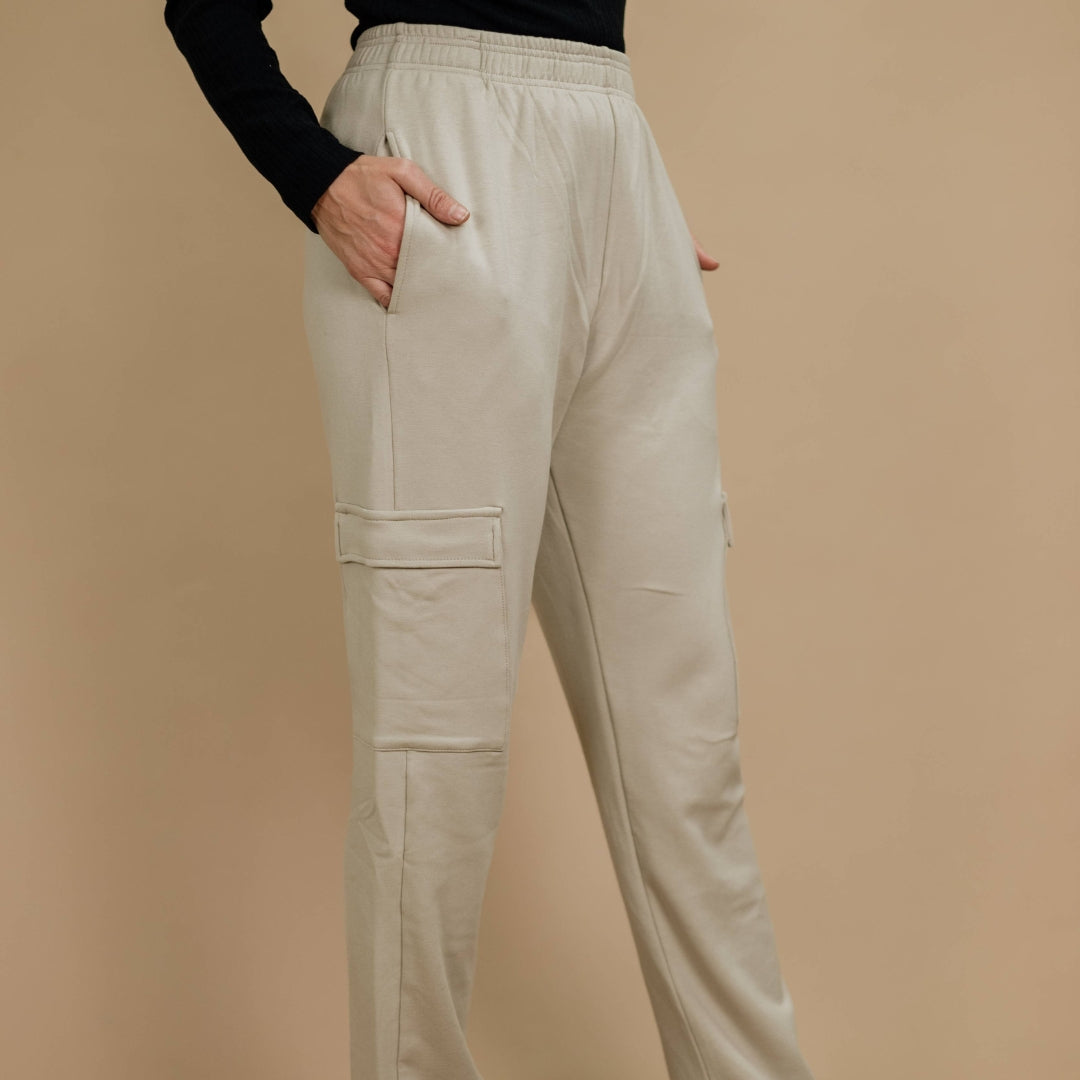 Ladies' Bamboo Fleece Cargo Pants