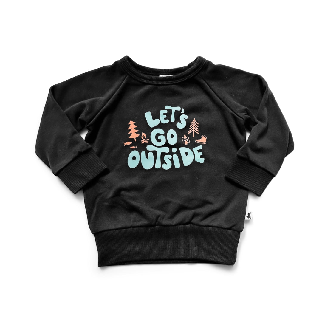 Kids Bamboo Fleece Graphic Pullover