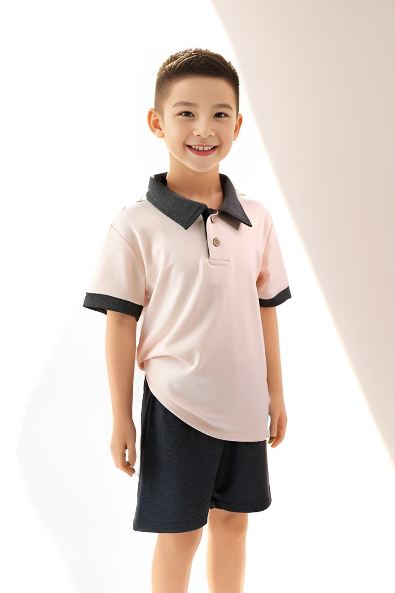 Kids Bamboo Polo Shirt