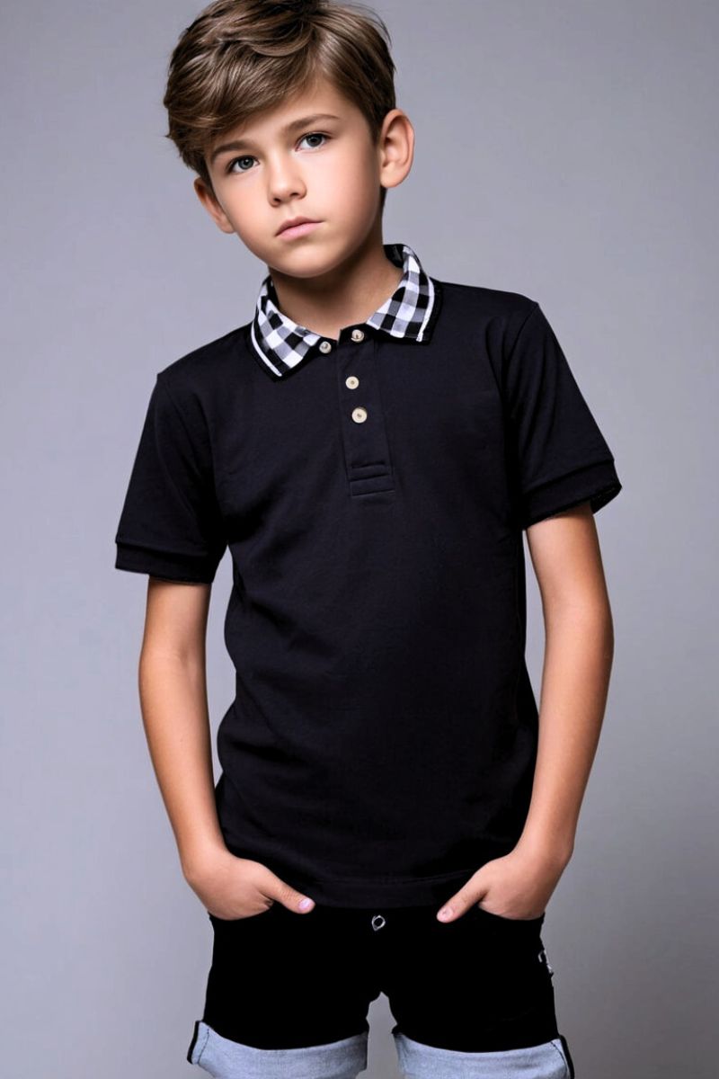 Kids Bamboo Polo Shirt