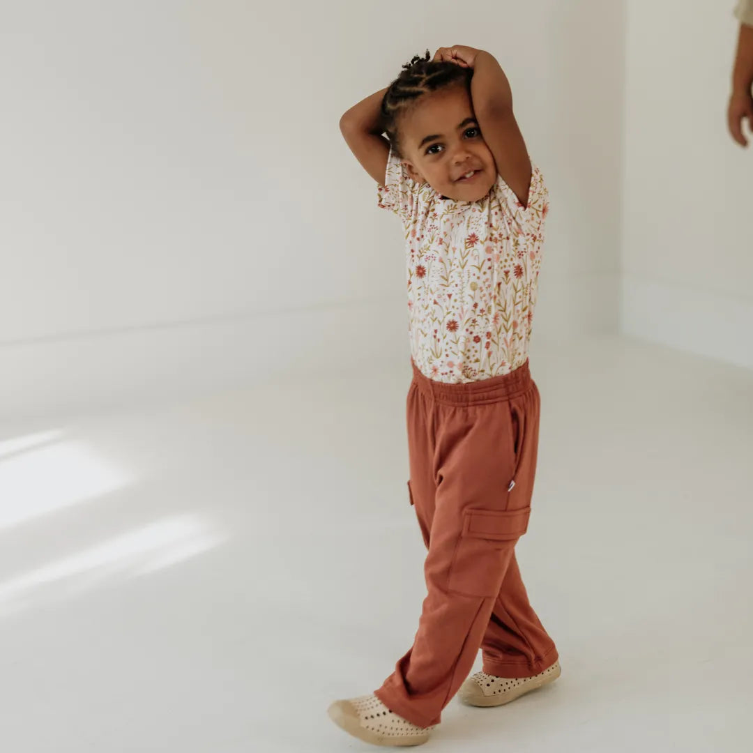 Kids Bamboo Cargo Pants