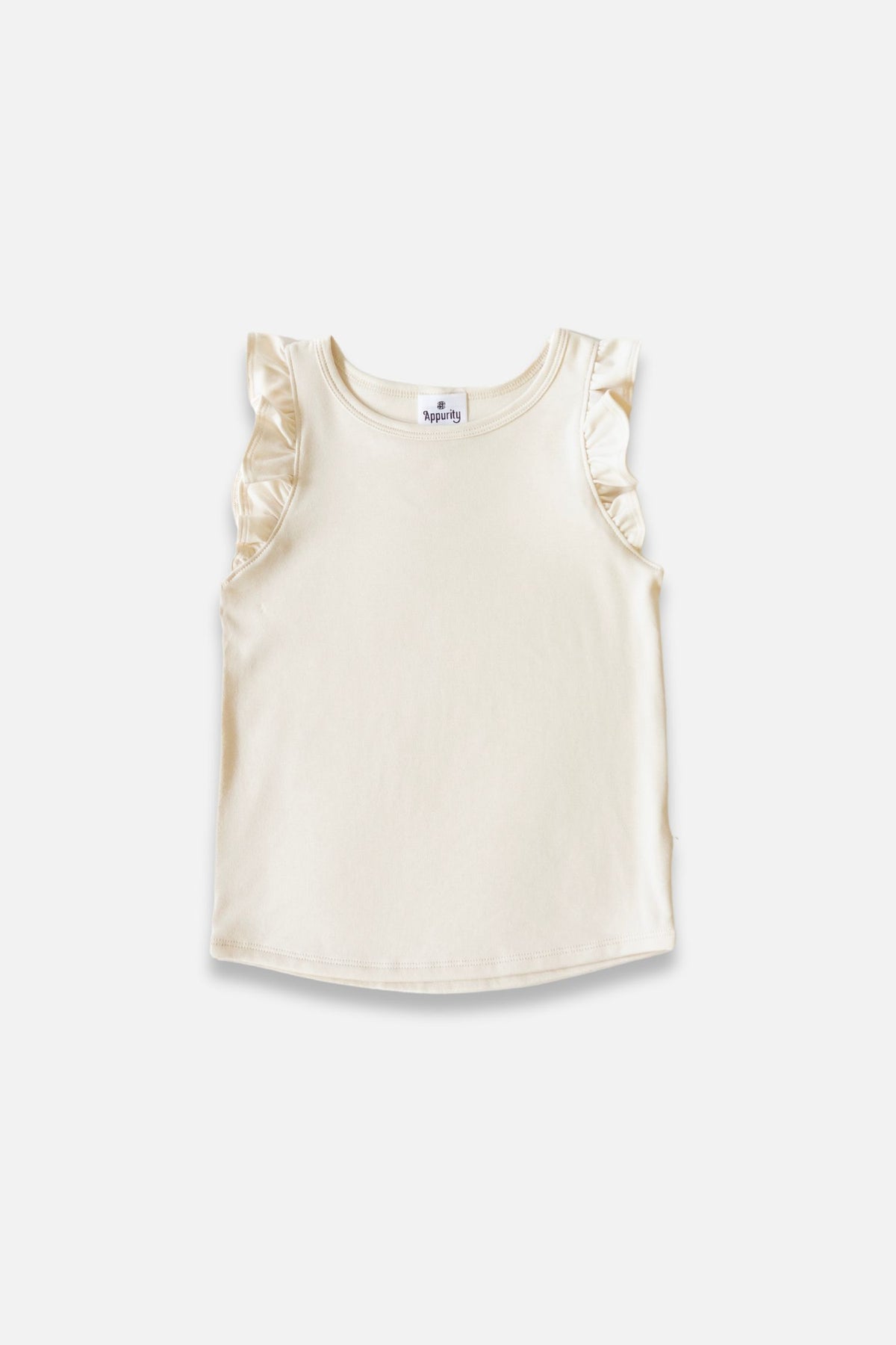 Girls' Bamboo Ruffle Tank