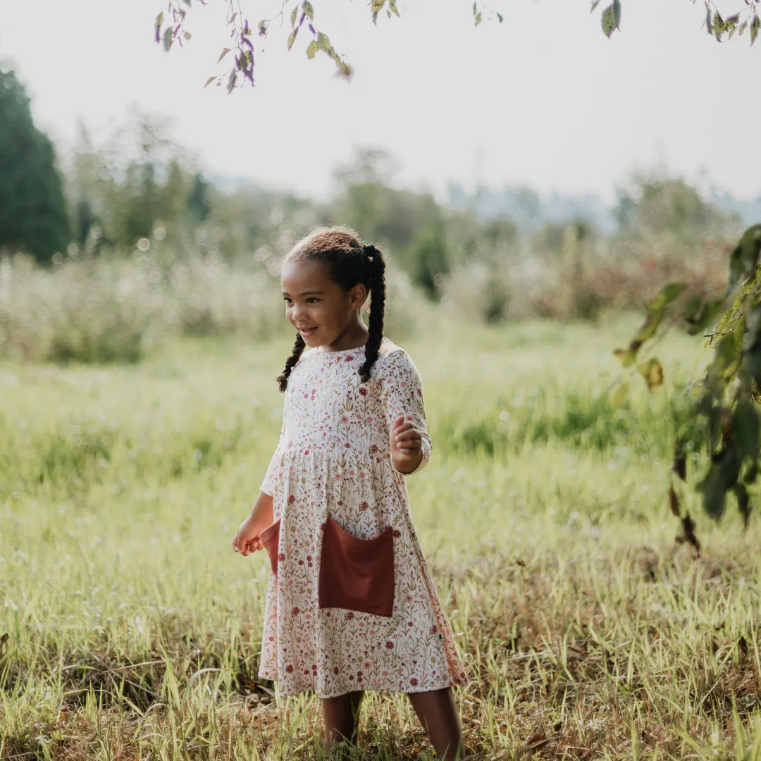 Girls Bamboo Clementine Dress