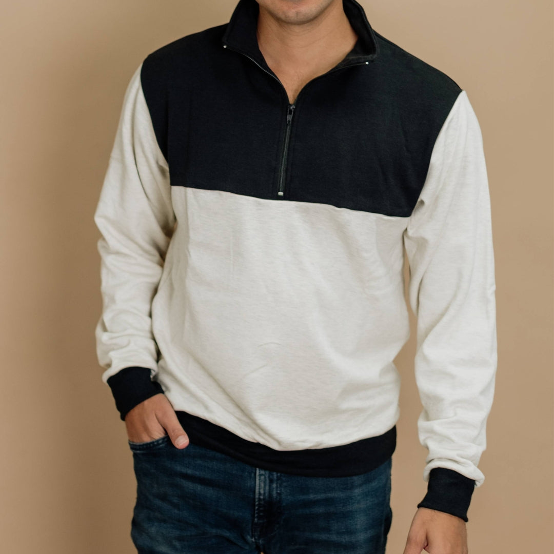 Adult Unisex Bamboo Fleece Half Zip