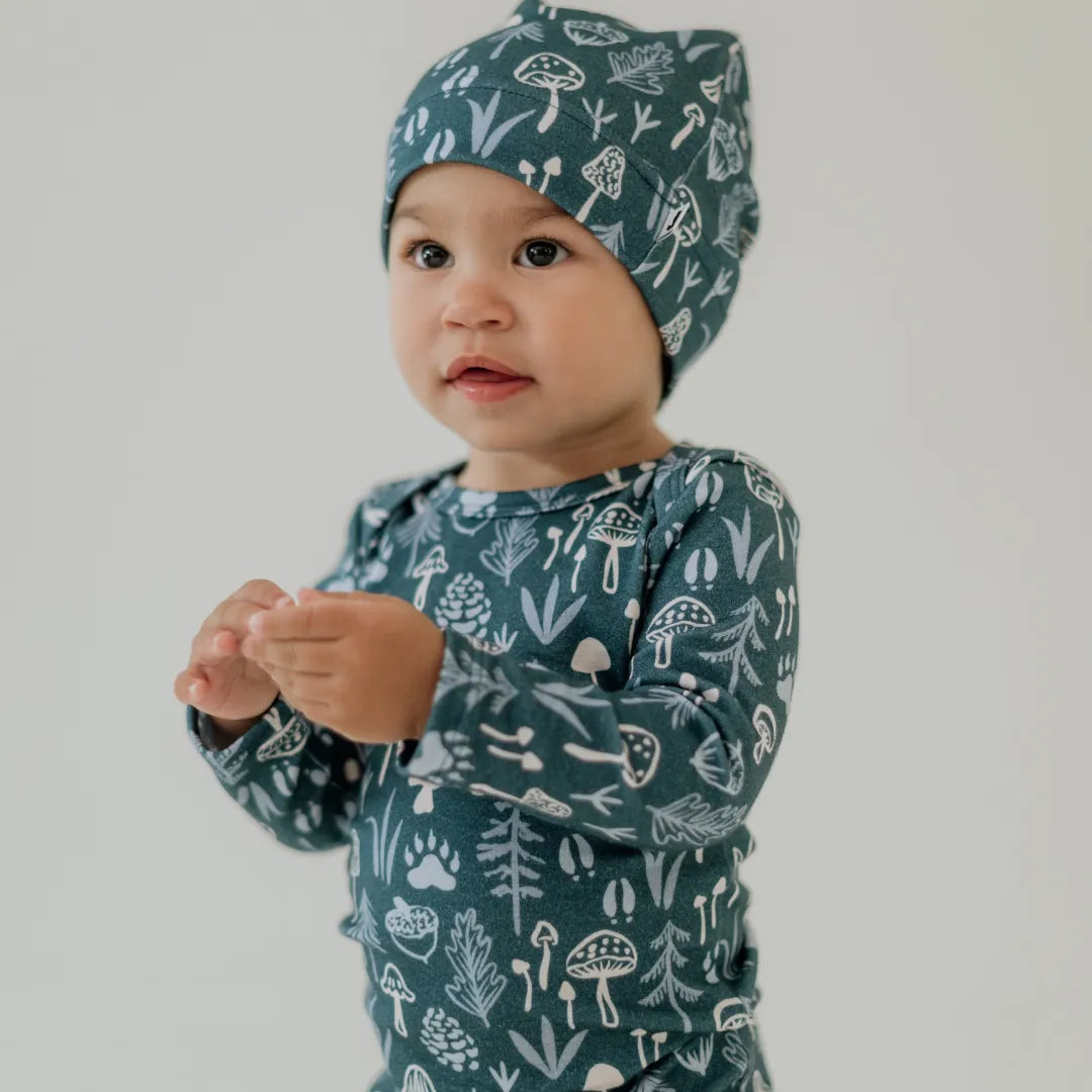 Baby Long-Sleeve Bamboo Onesie | Prints