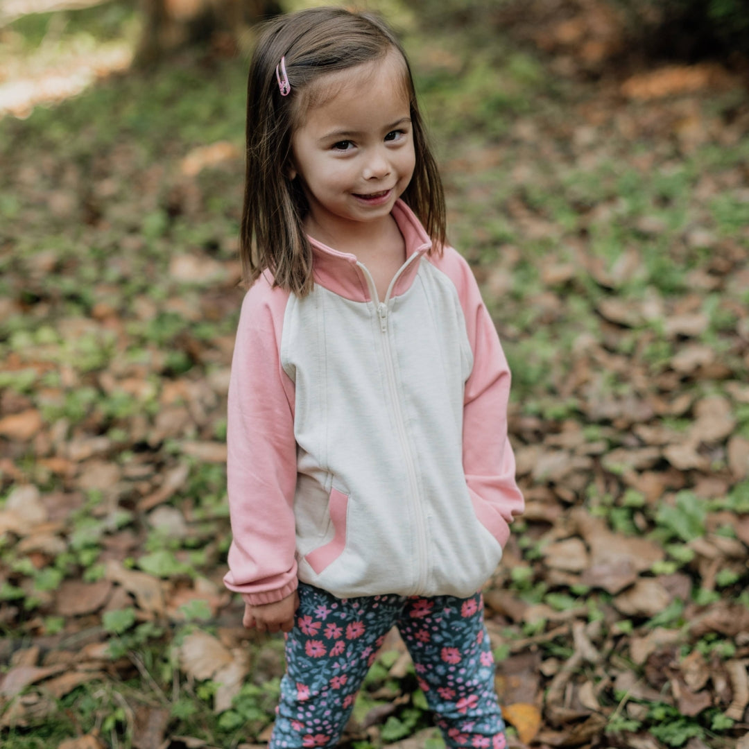 Kids Bamboo Fleece Bomber Jacket