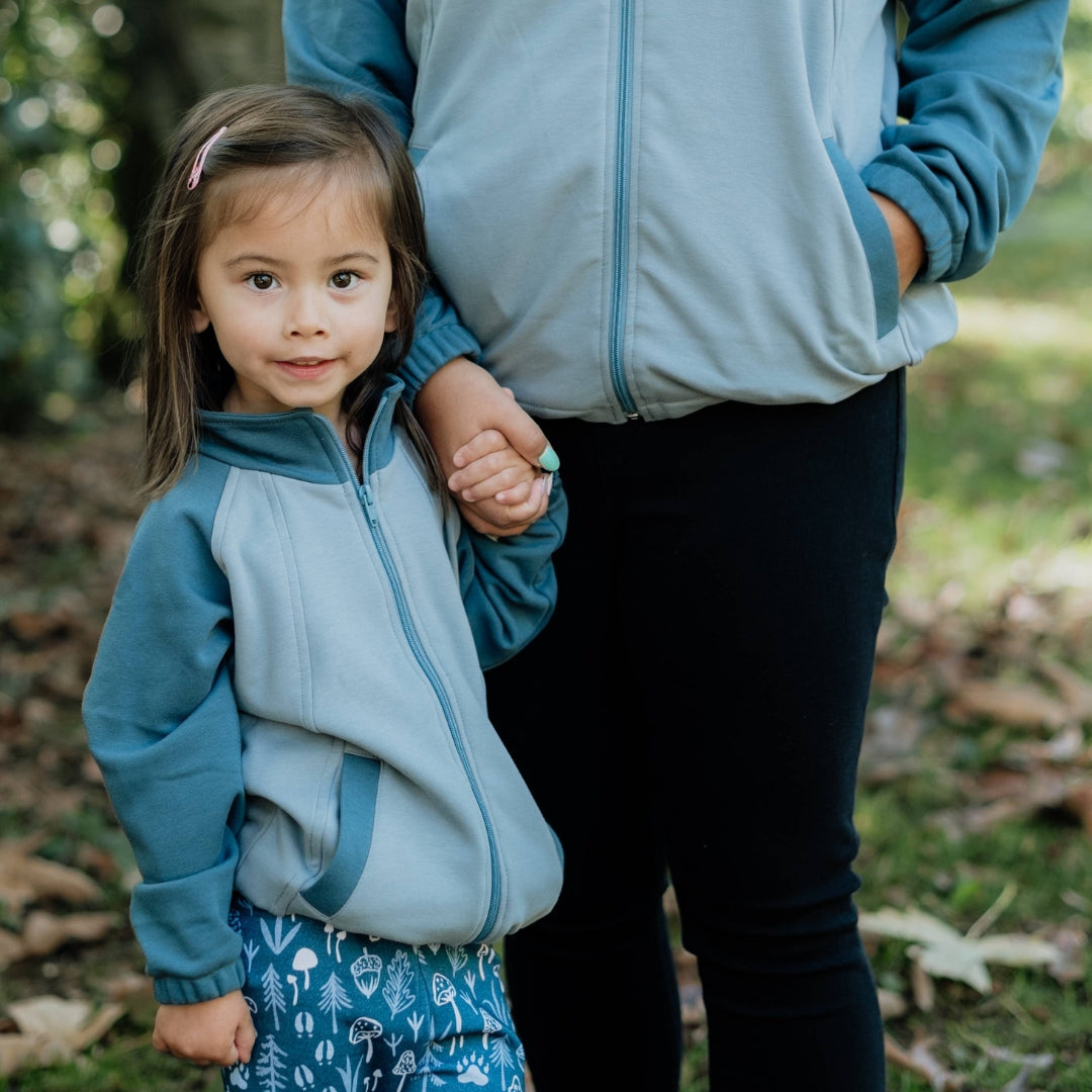 Kids Bamboo Fleece Bomber Jacket