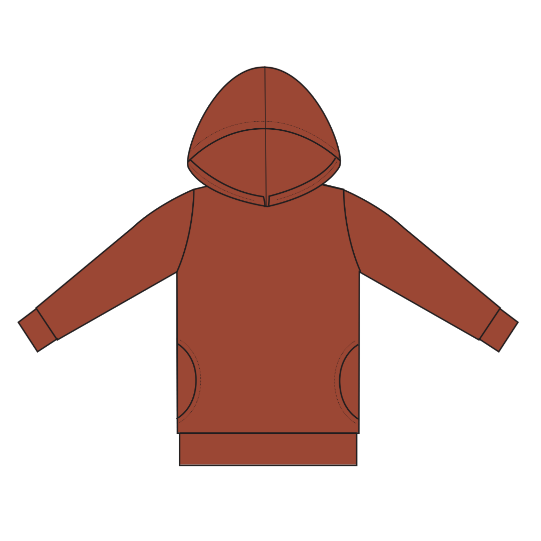 Adult Unisex Lightweight Bamboo Hoodie