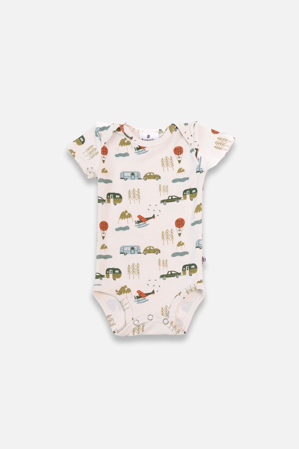 Baby Short Sleeve Bamboo Onesie