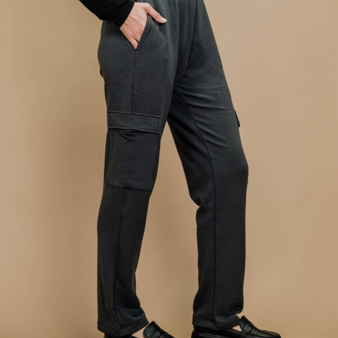 Ladies' Bamboo Fleece Cargo Pants