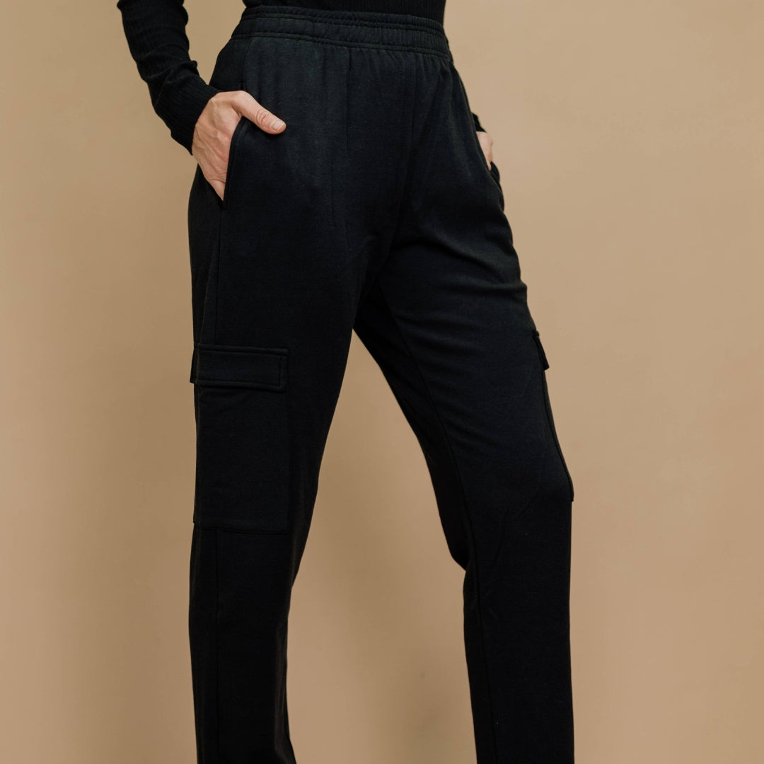 Ladies' Bamboo Fleece Cargo Pants