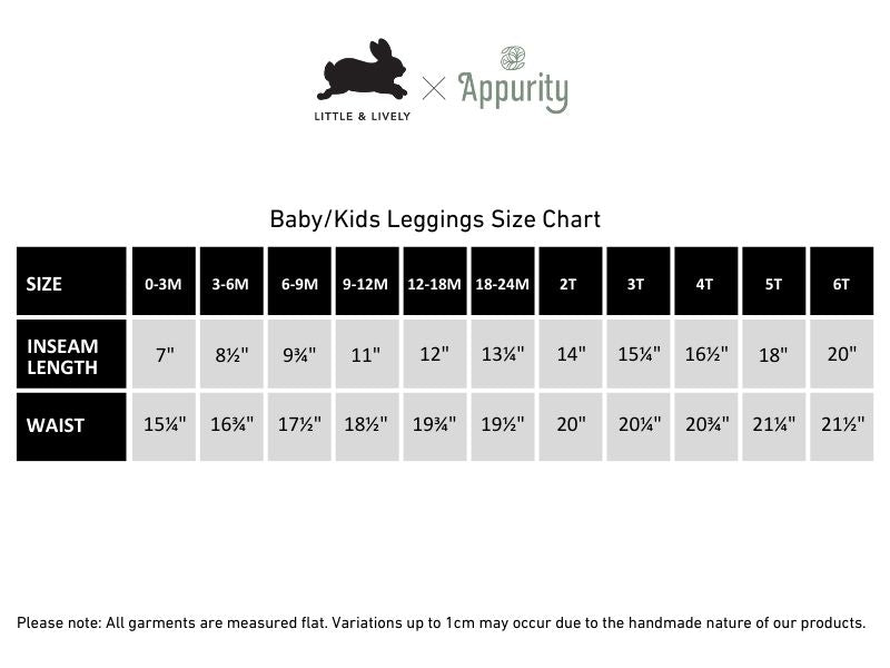 Baby/Kids Bamboo Leggings (FW24) | Solid Colours